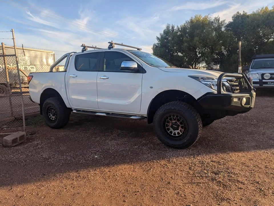 Mazda BT-50 after suspension wheels and tyre upgrade